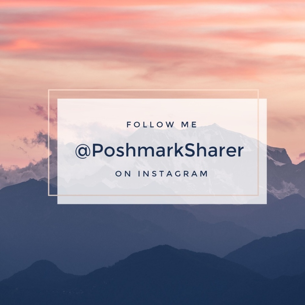 Follow me on Instagram, @PoshmarkSharer